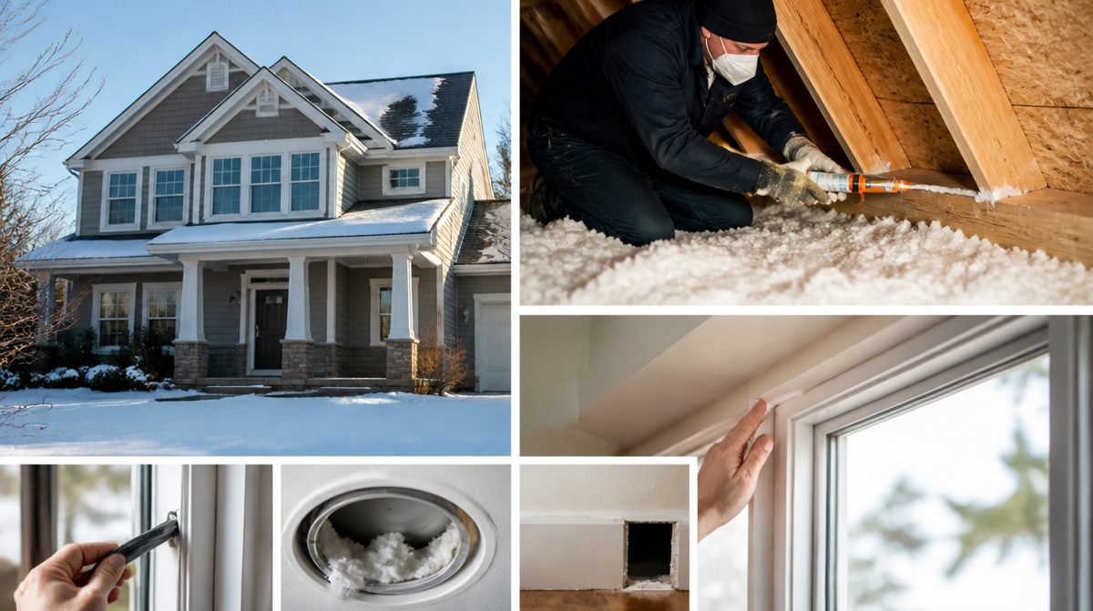 Air Sealing Basics: Where Your Home Loses Heat