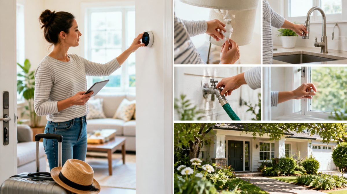 Pre-Vacation Home Checklist: What to Do Before You Leave